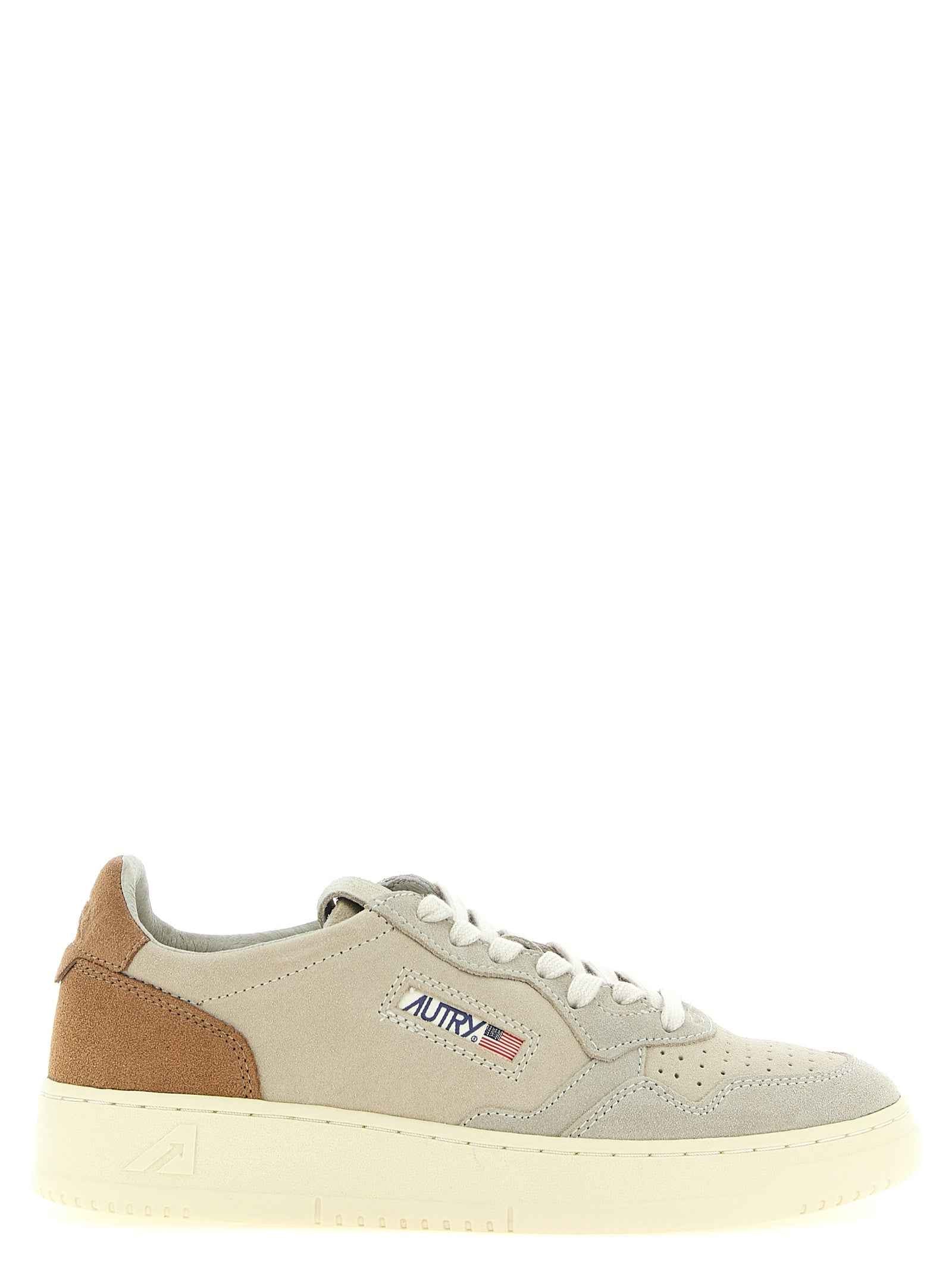 Multicolor Suede Leather Athletic Sneakers