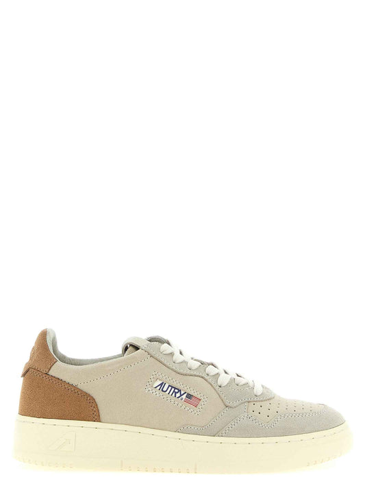 Multicolor Suede Leather Athletic Sneakers