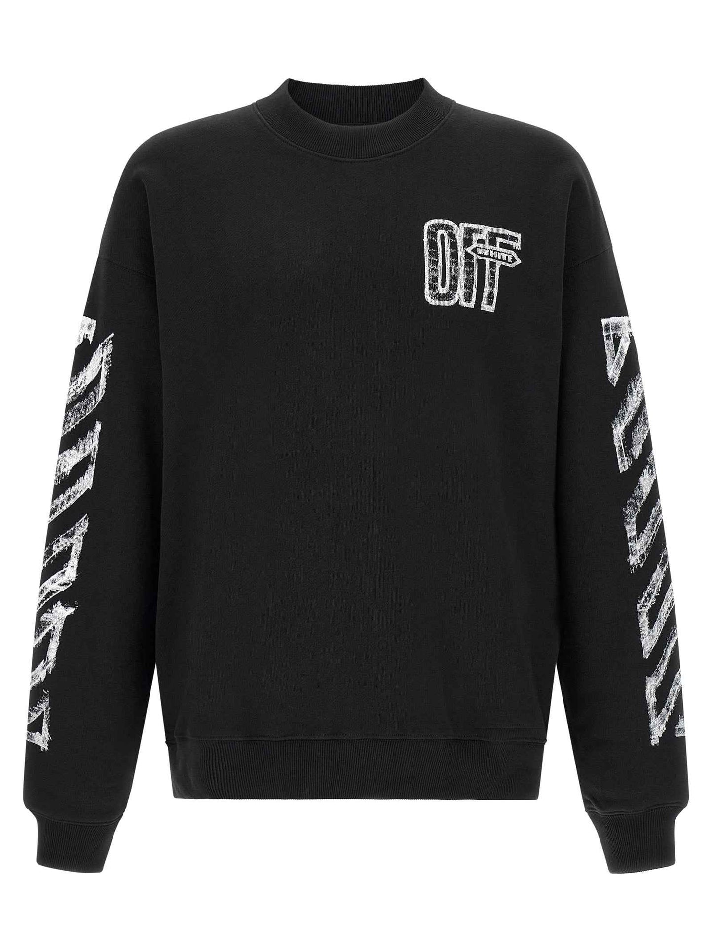 Black Cotton Sweatshirt