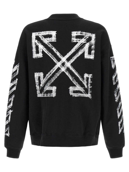 Black Cotton Sweatshirt