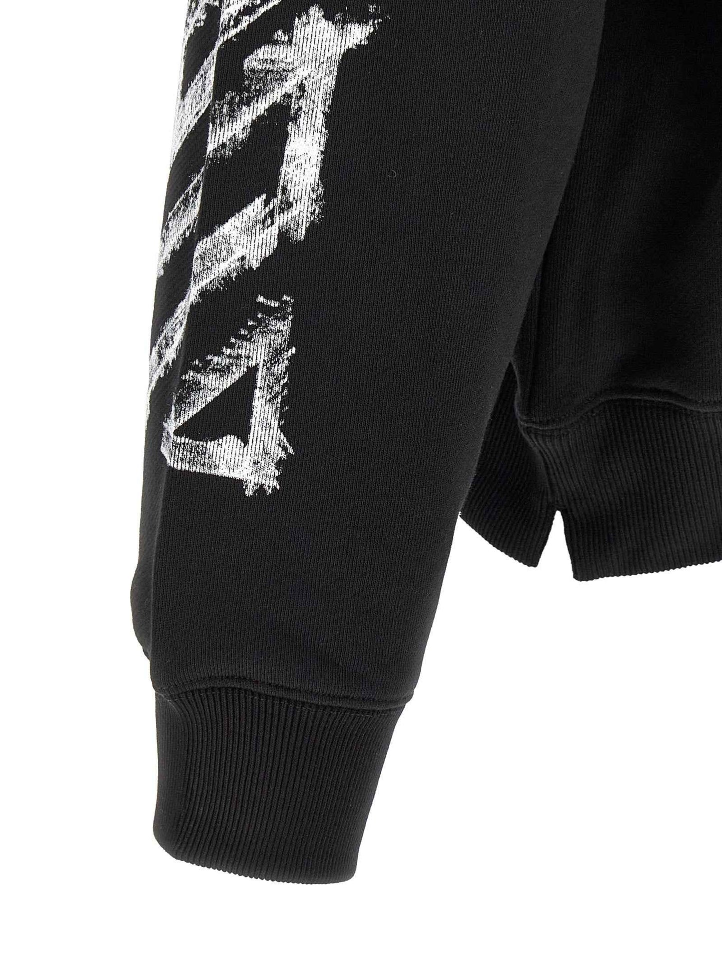 Black Cotton Sweatshirt