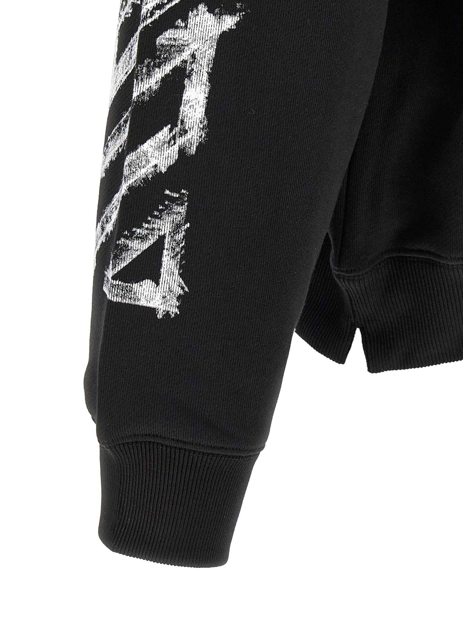 Black Cotton Sweatshirt