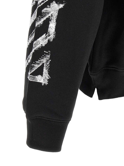 Black Cotton Sweatshirt