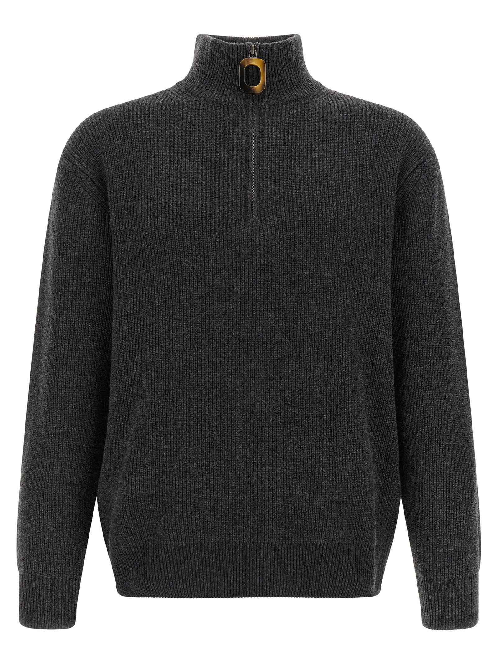 Gray Wool Cardigan