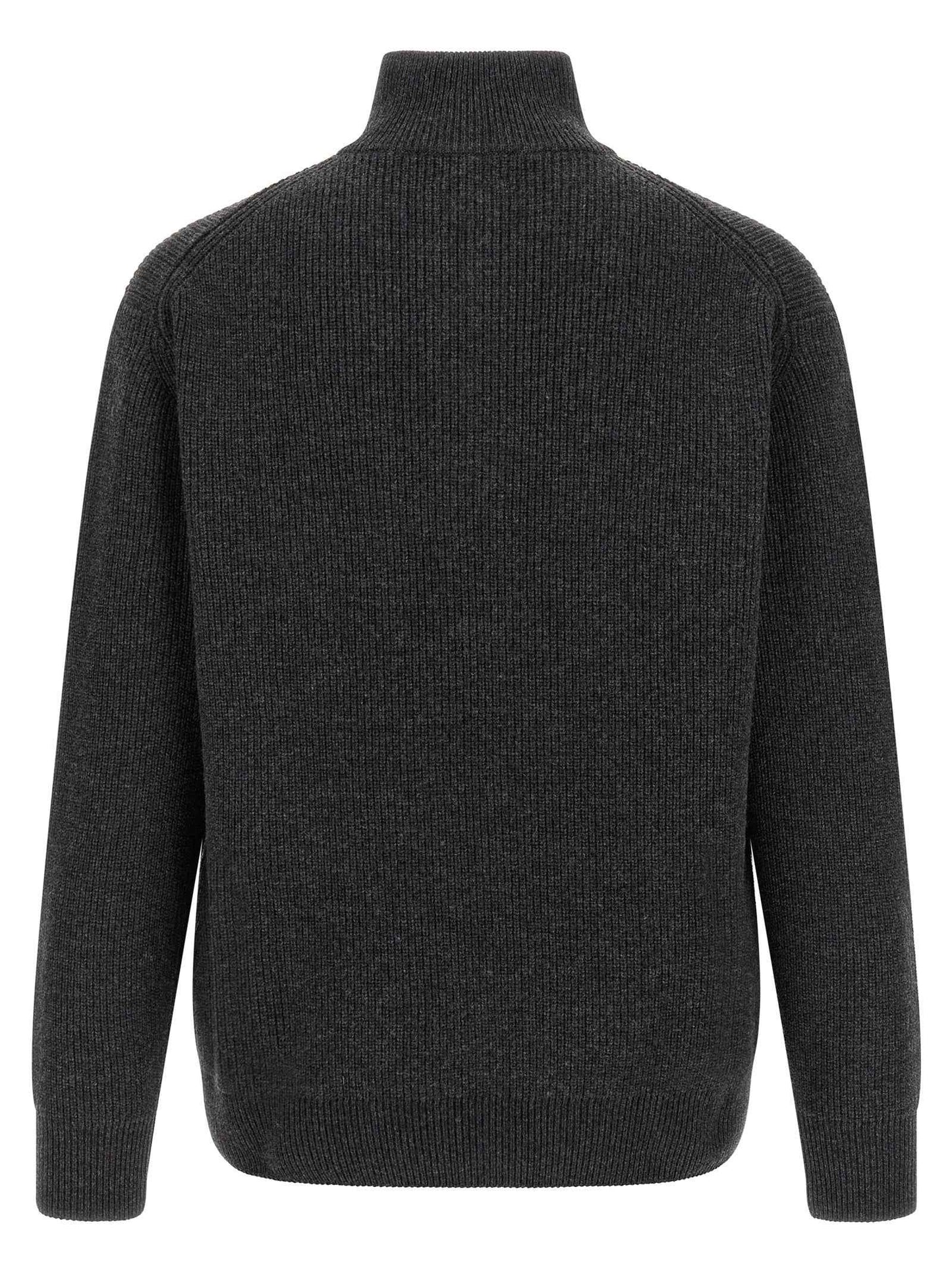 Gray Wool Cardigan