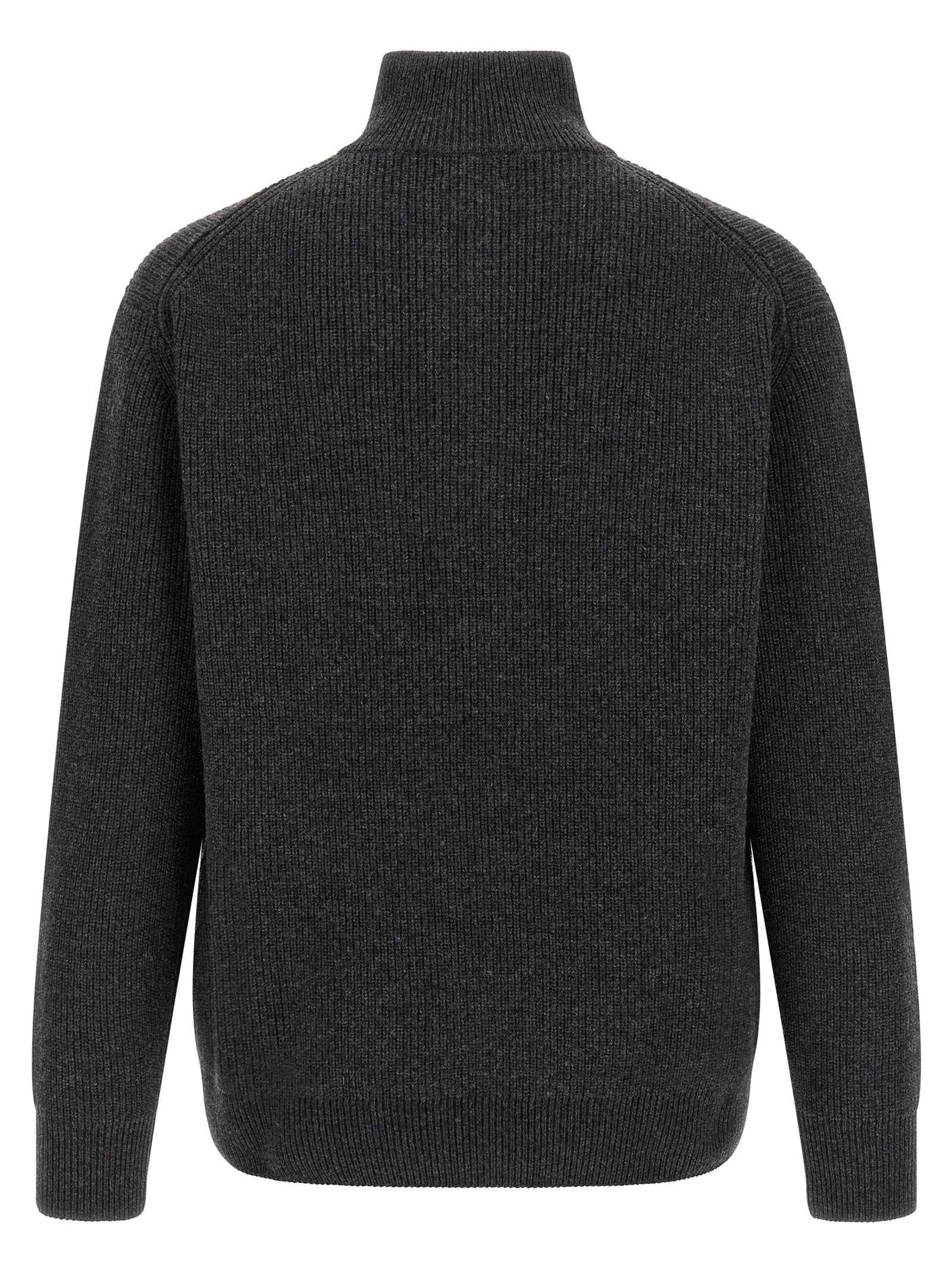 Gray Wool Cardigan