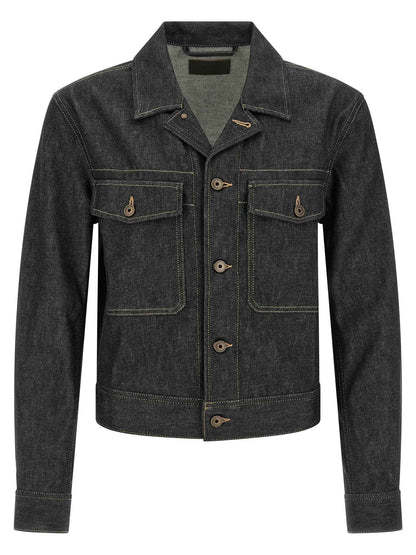 Blue Cotton Denim Jacket