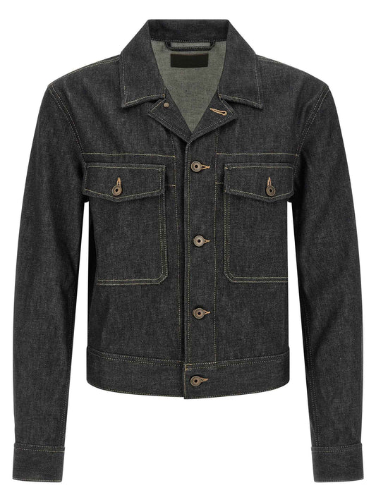 Blue Cotton Denim Jacket