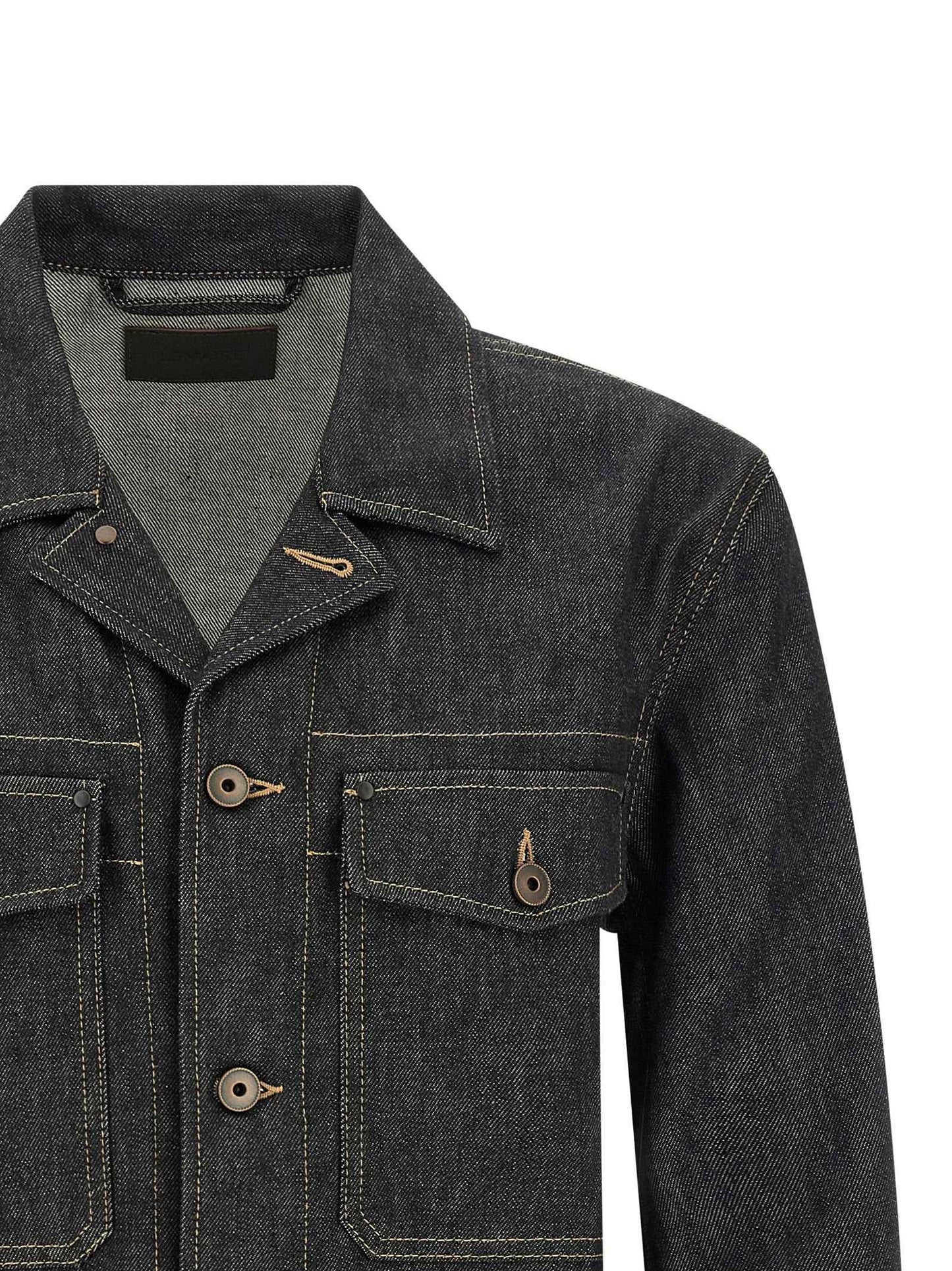 Blue Cotton Denim Jacket