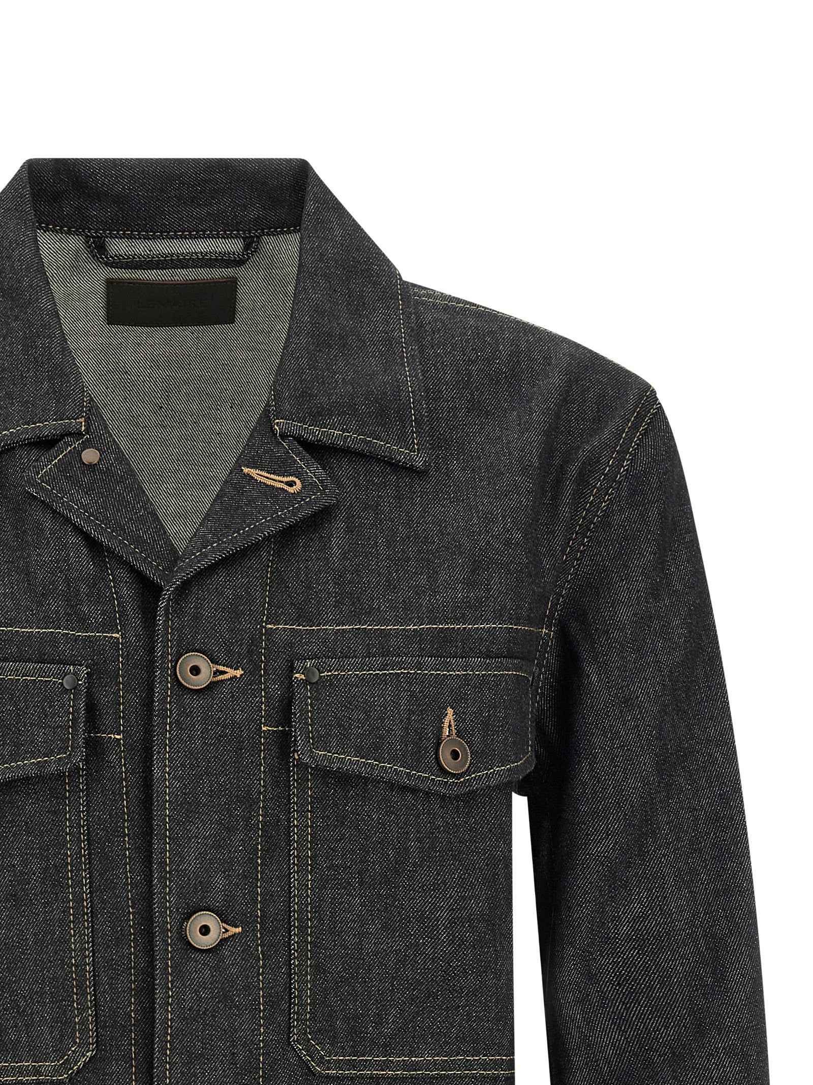 Blue Cotton Denim Jacket