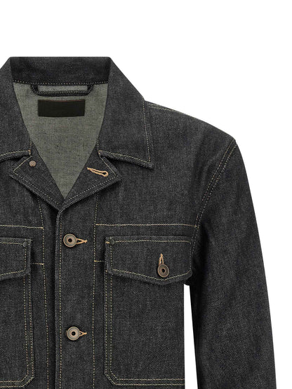 Blue Cotton Denim Jacket