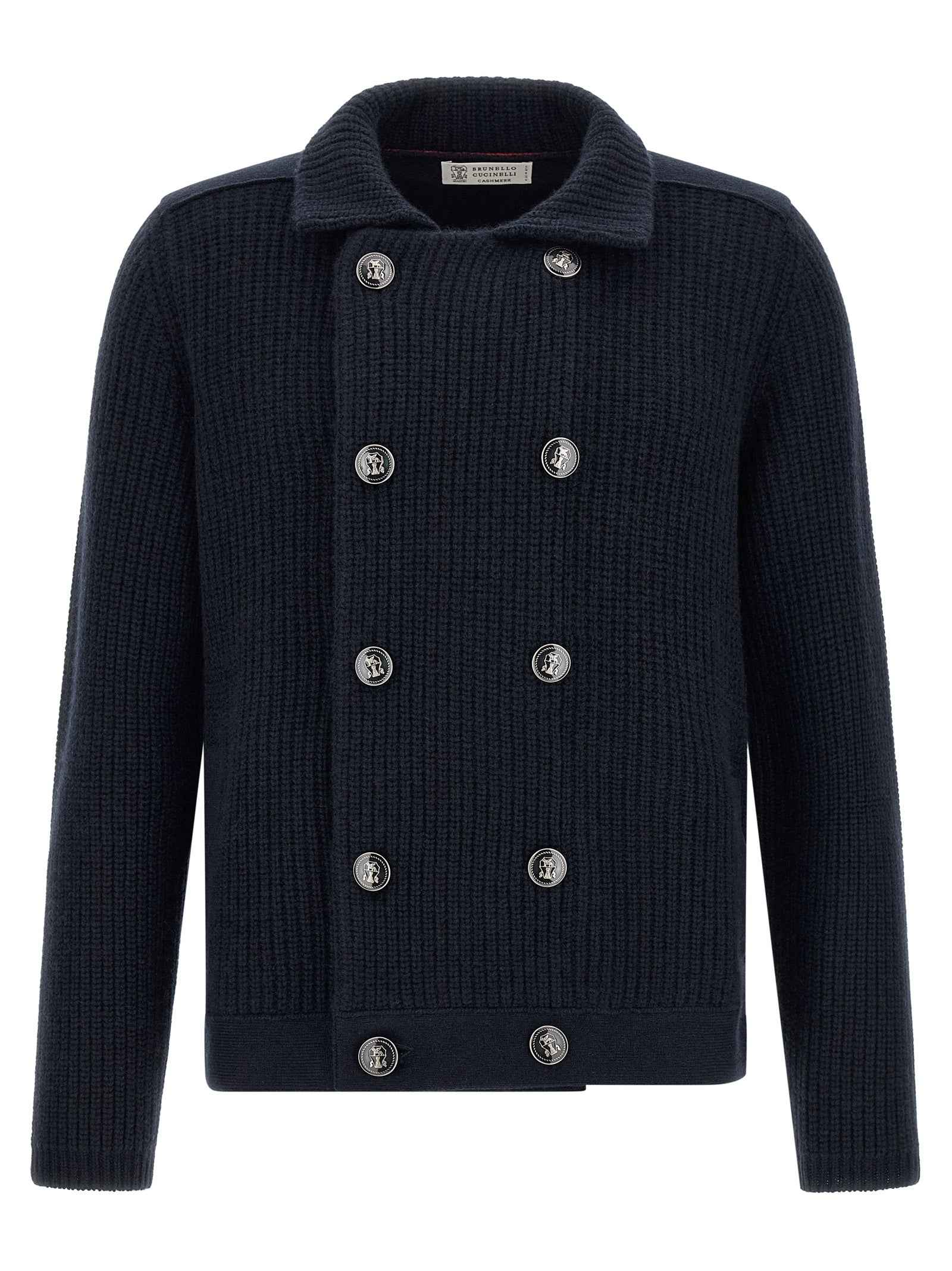 Blue Cashmere Cardigan