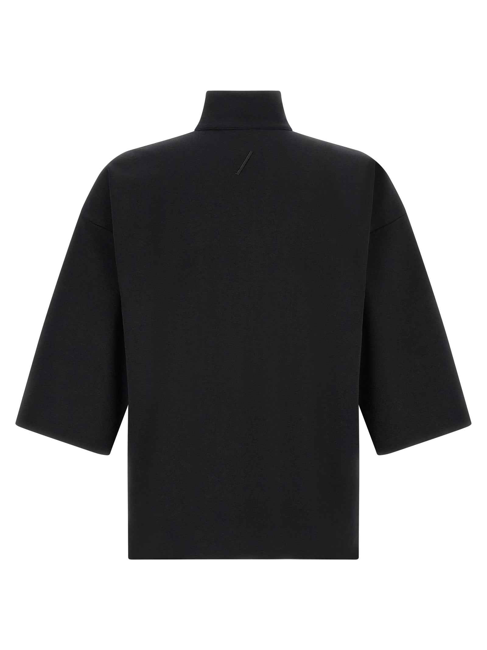 Black Cotton Sweatshirt