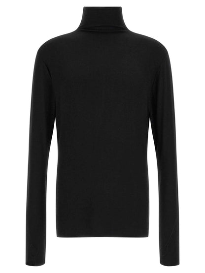 Black Viscose Cardigan