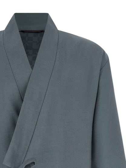 Gray Wool Blazer