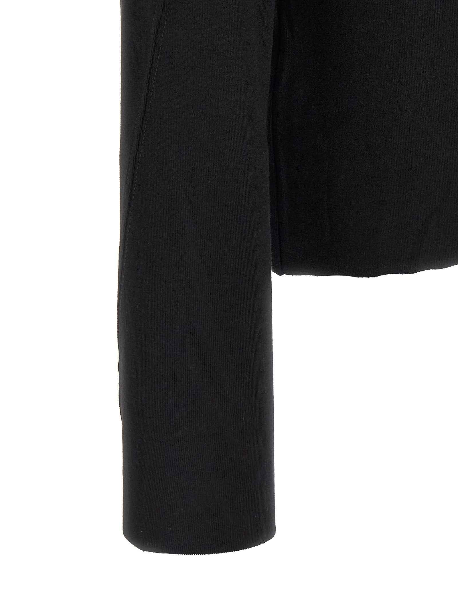 Black Viscose Cardigan