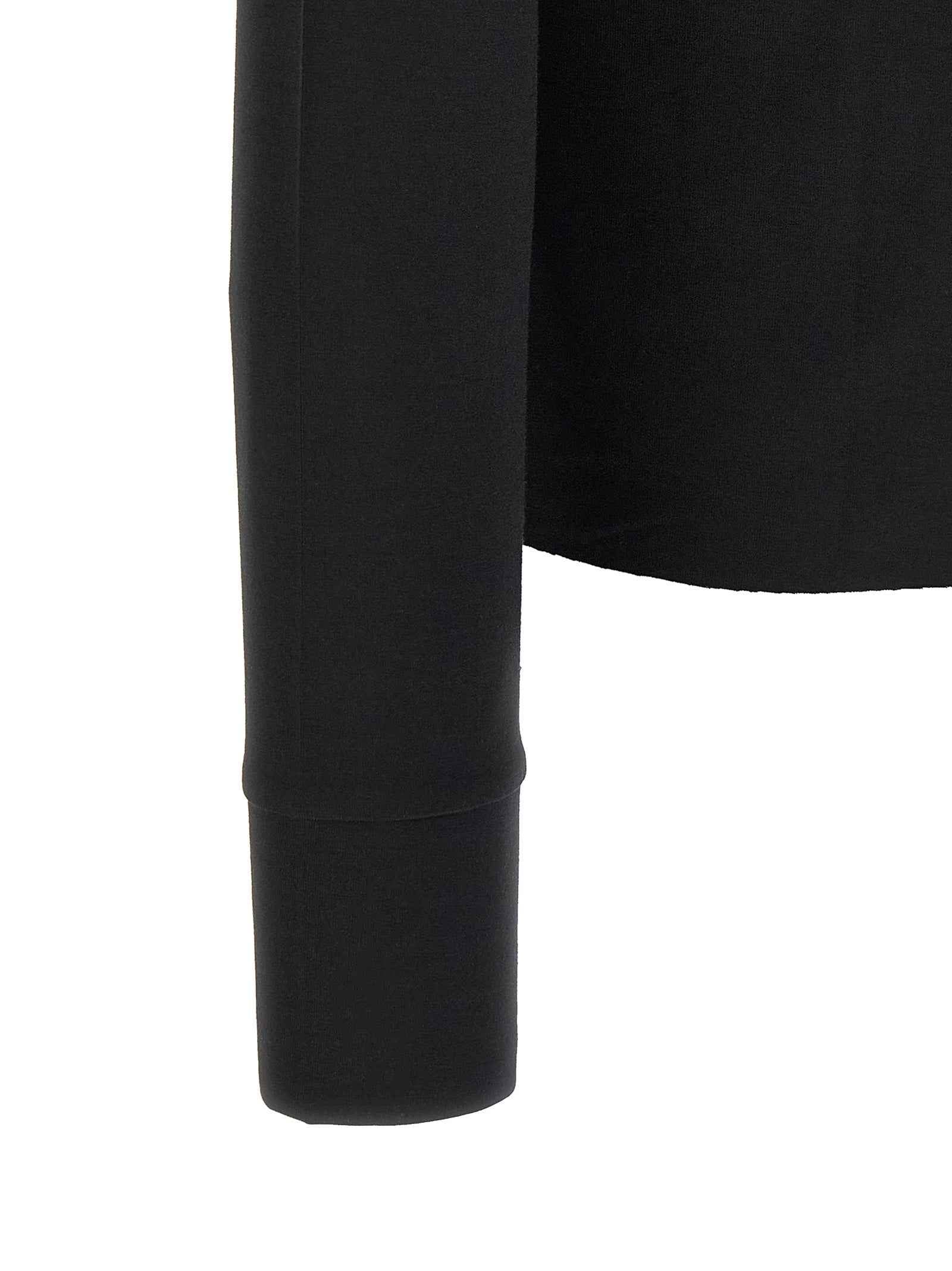 Black Viscose Cardigan