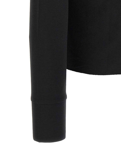 Black Viscose Cardigan