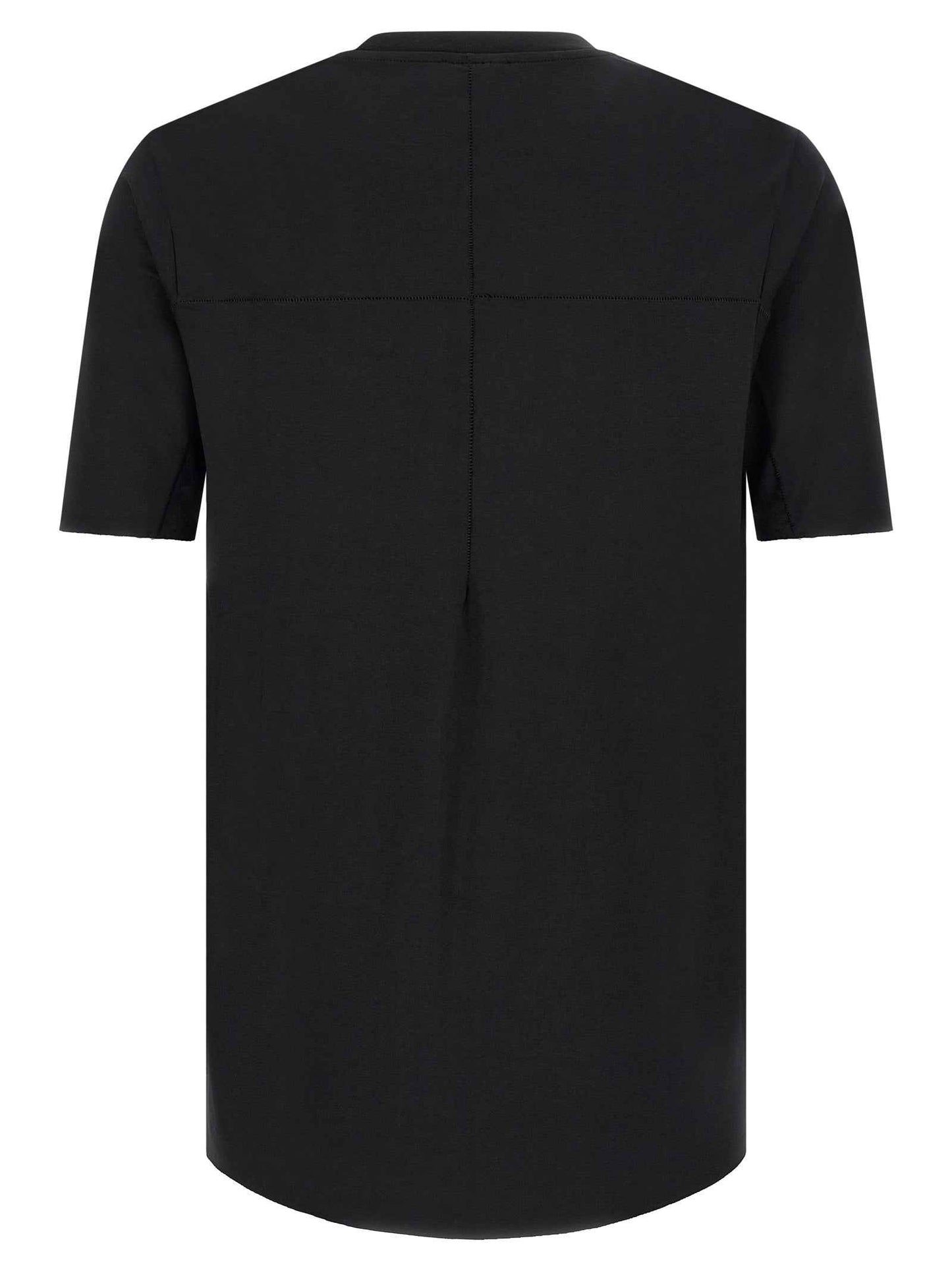 Black Viscose T-Shirt