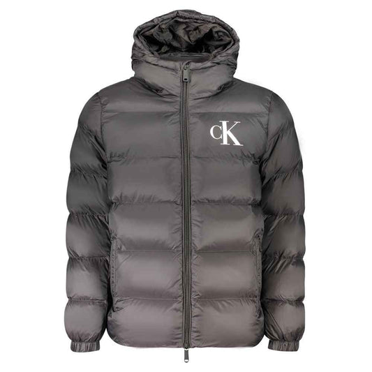 Black Nylon Men's Jacket