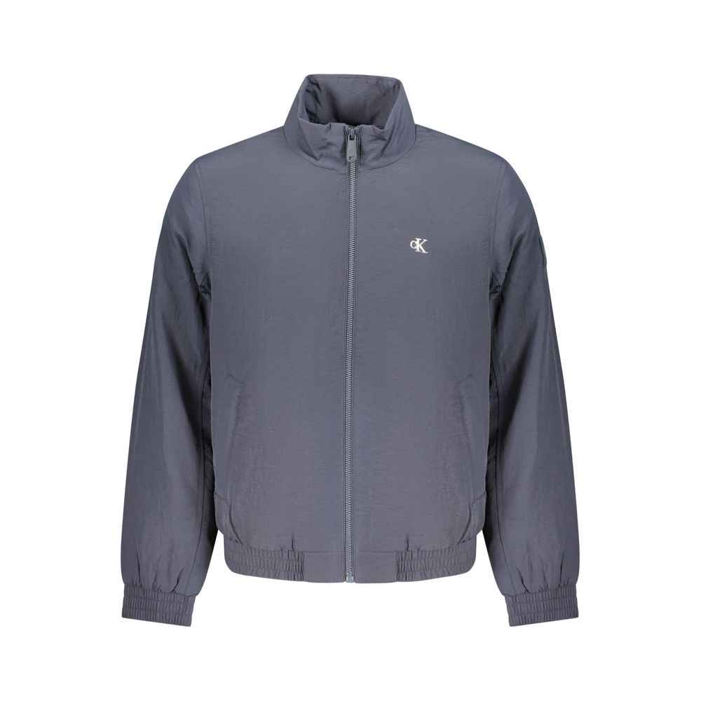Blue Polyamide Men's Jacket