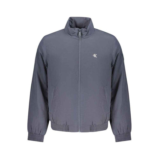 Blue Polyamide Men's Jacket