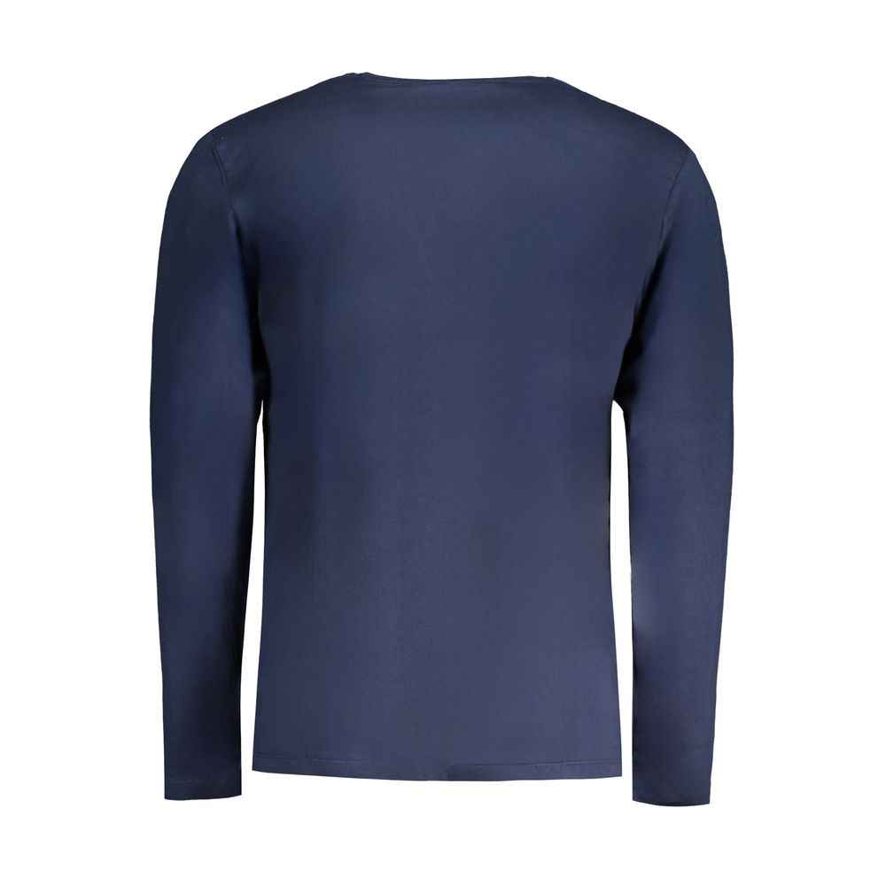 Blu Cotton Men T-Shirt