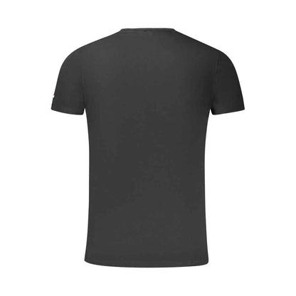 Black Cotton Mens T Shirt