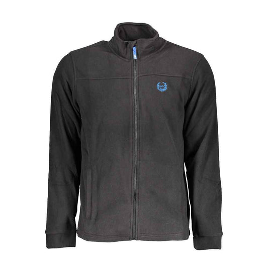 Black Polyester Men's Sweatshirt