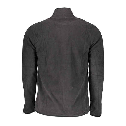 Black Polyester Men's Sweatshirt