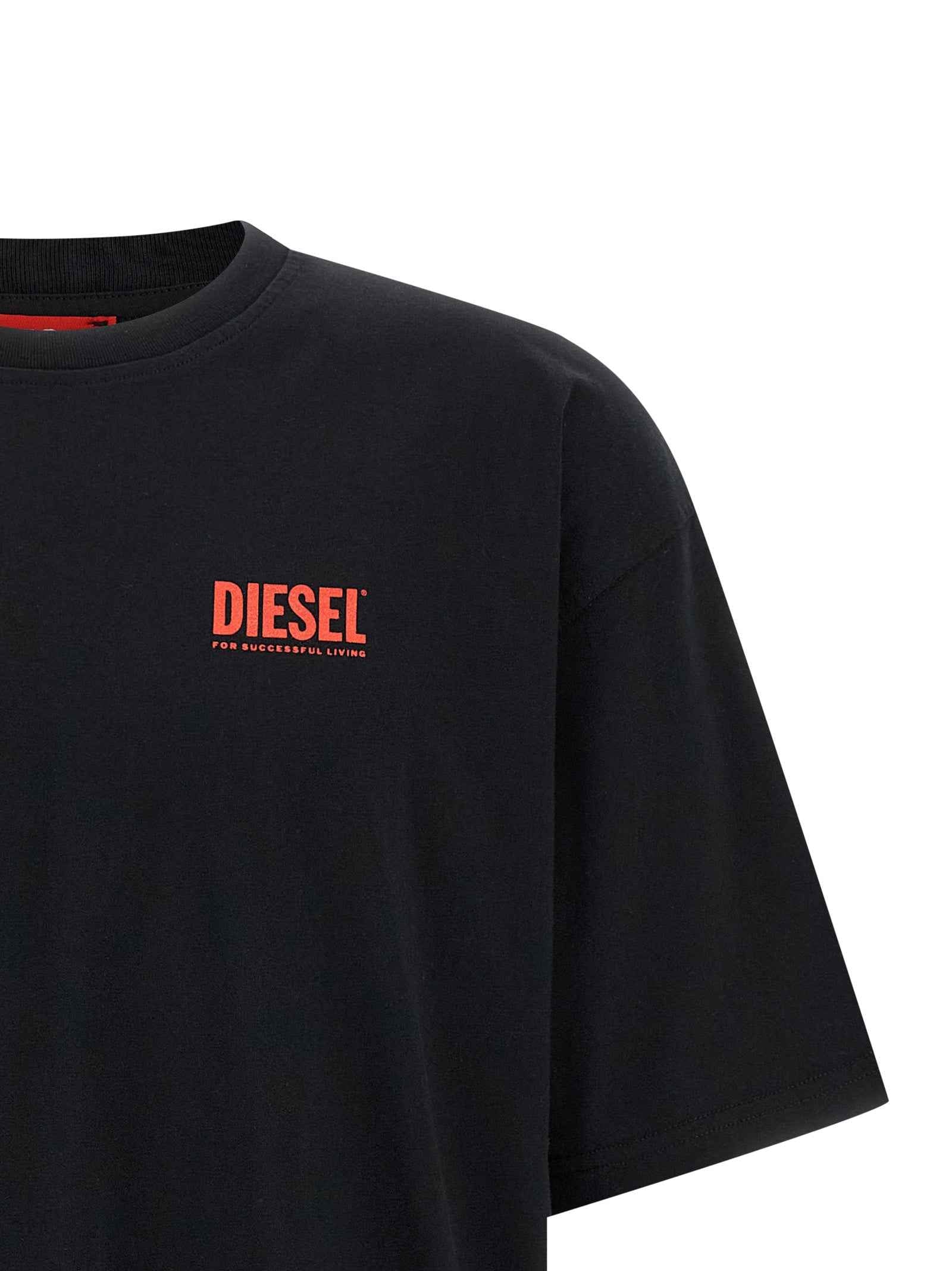 Black Cotton T-Shirt