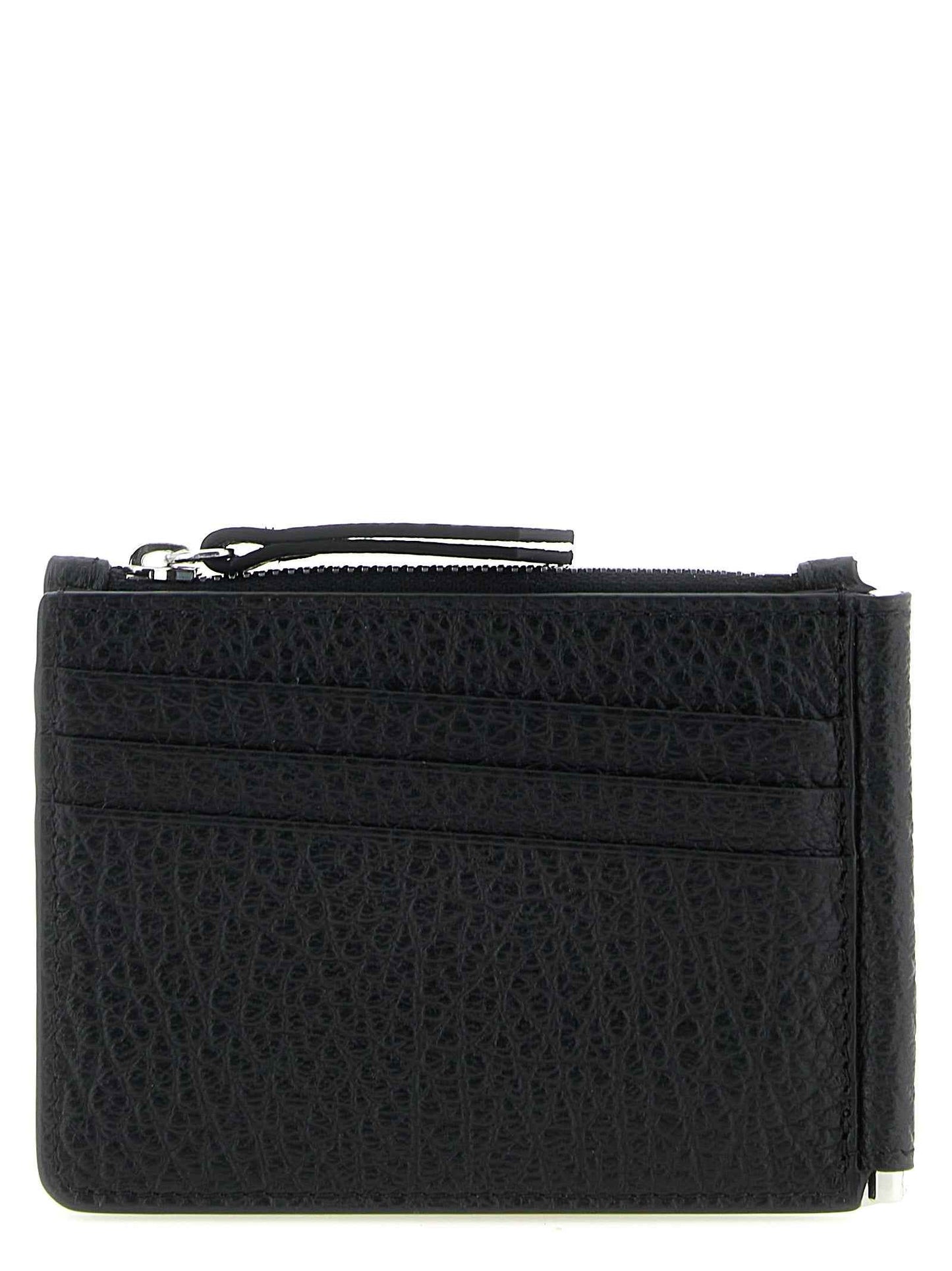 Black Calfskin Leather Wallet