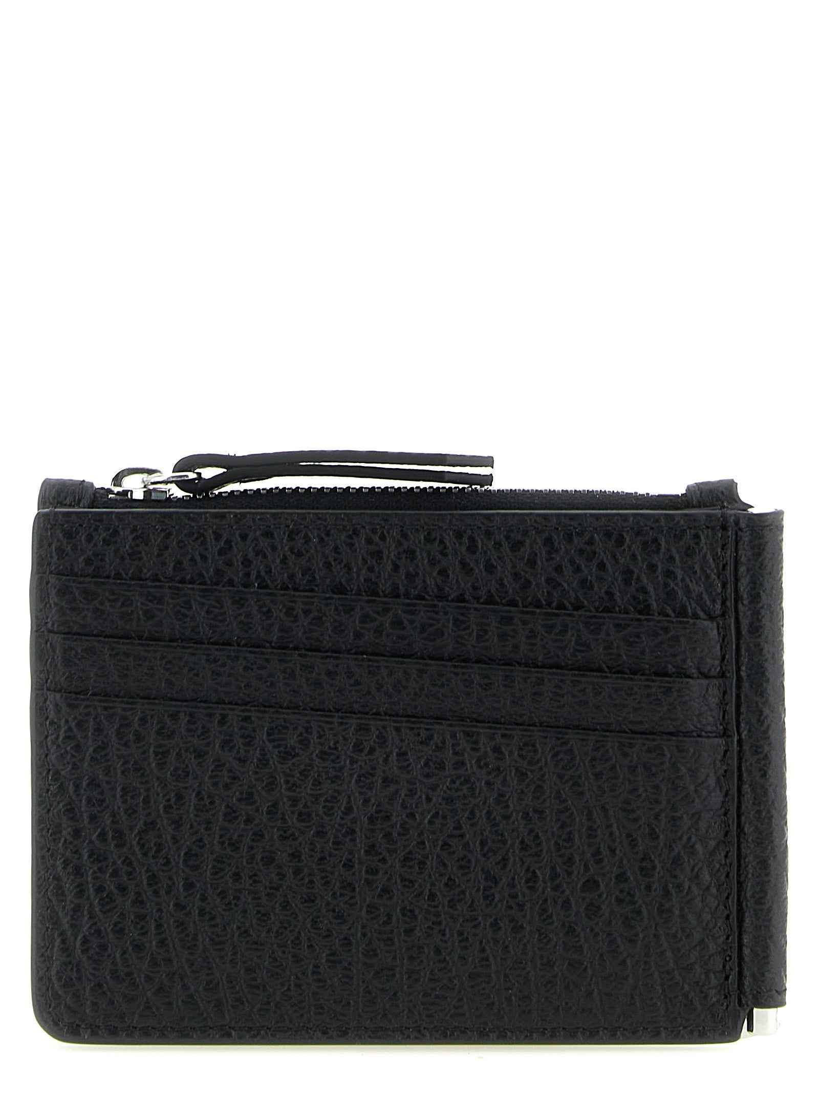 Black Calfskin Leather Wallet
