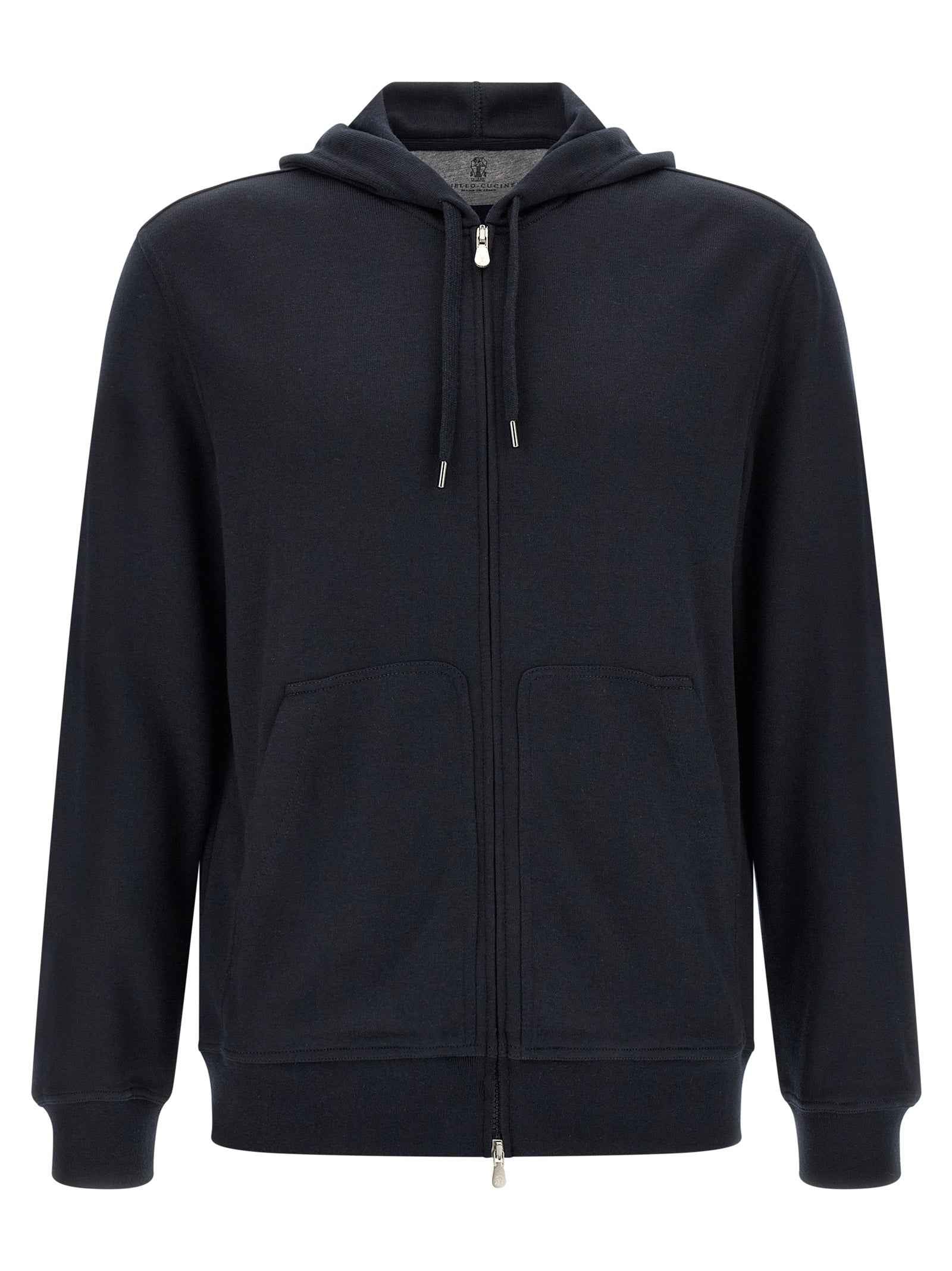 Blue Cashmere Sweatshirt
