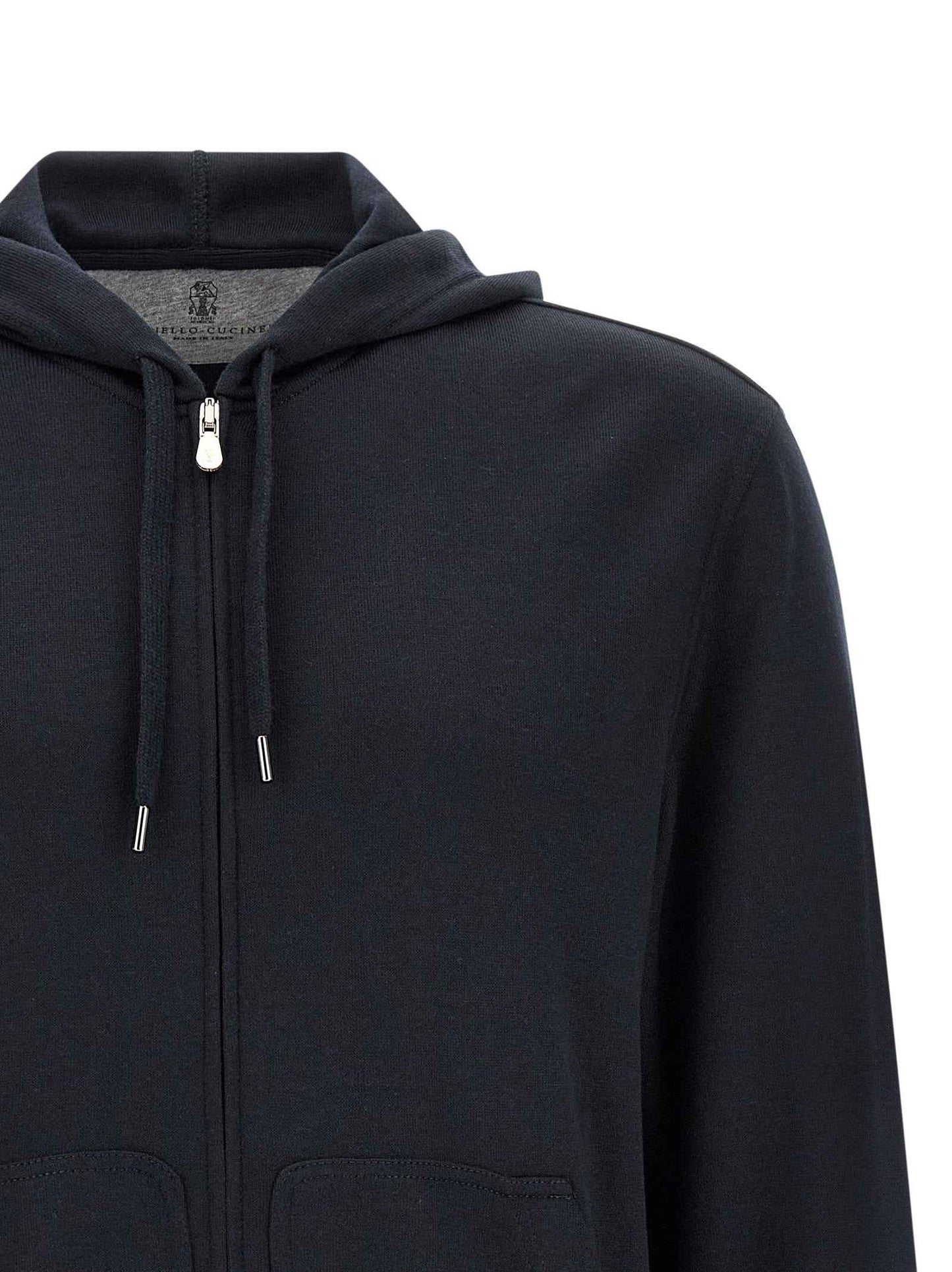 Blue Cashmere Sweatshirt