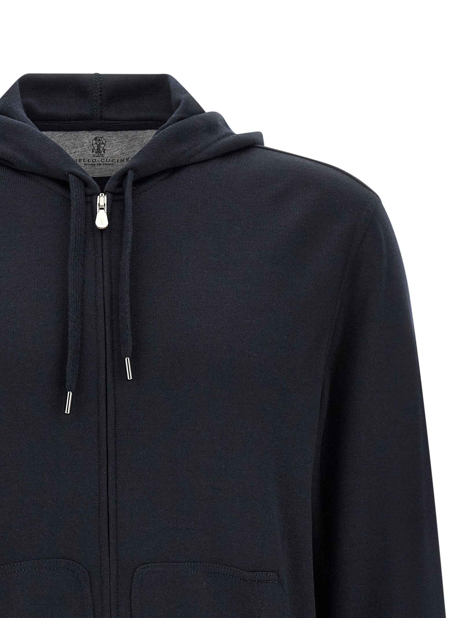 Blue Cashmere Sweatshirt