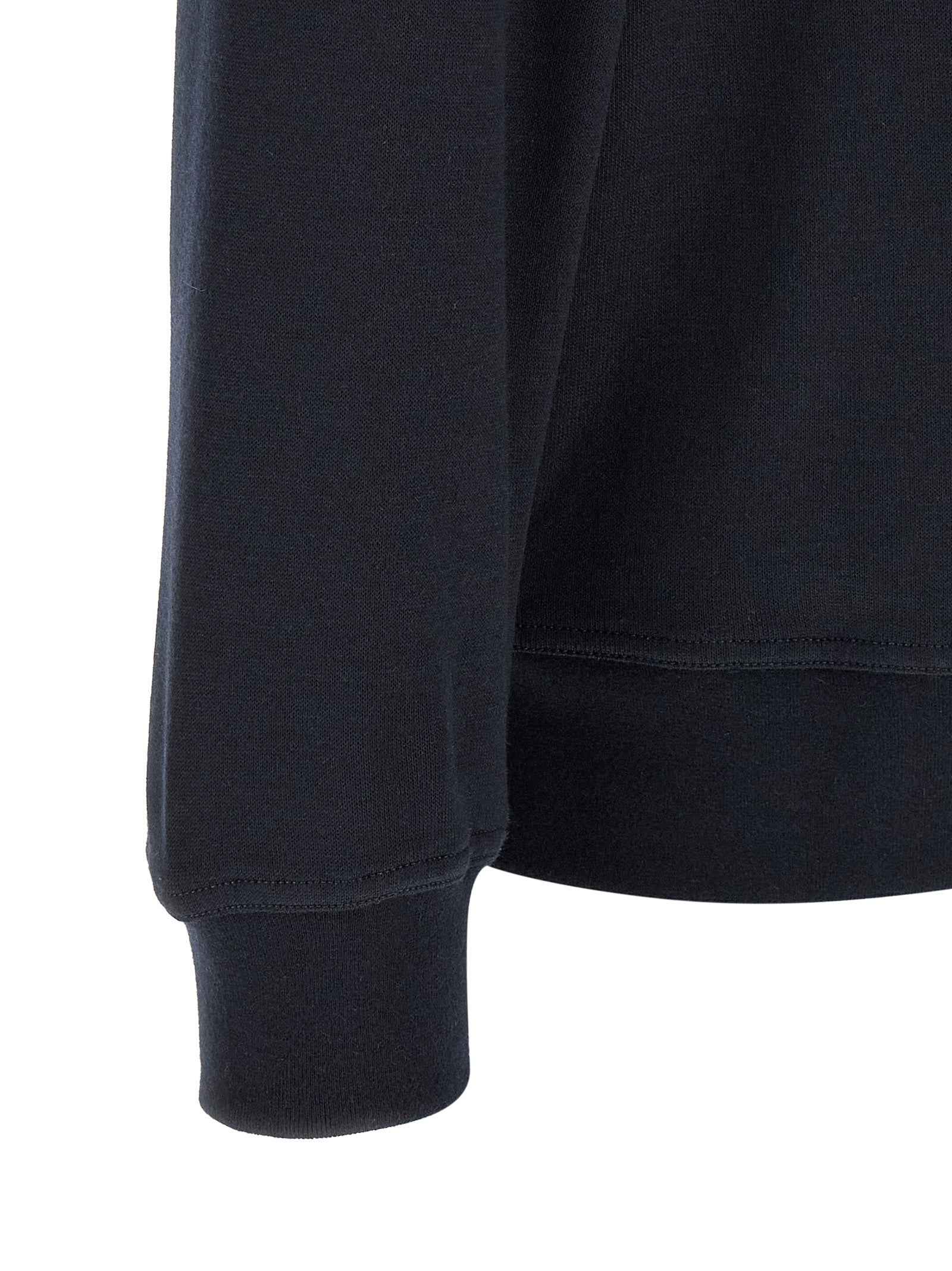 Blue Cashmere Sweatshirt