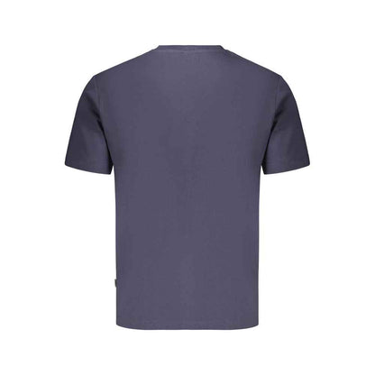 Blue Cotton Men's T-Shirt