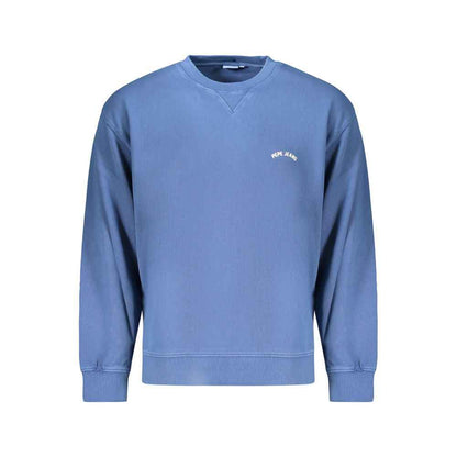 Blue Cotton Men's Sweatshirt