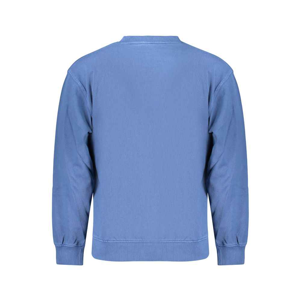Blue Cotton Men's Sweatshirt