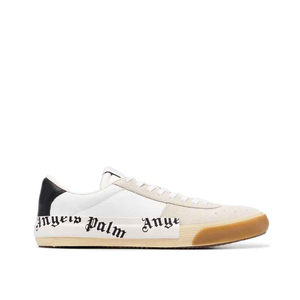 Beige Calfskin Low Top Sneakers