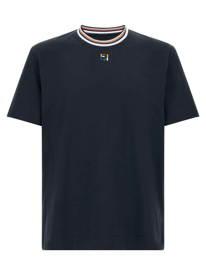 Blue Cotton T-Shirt