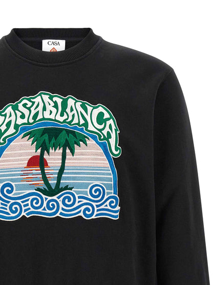 Black Organic Cotton Sweatshirt