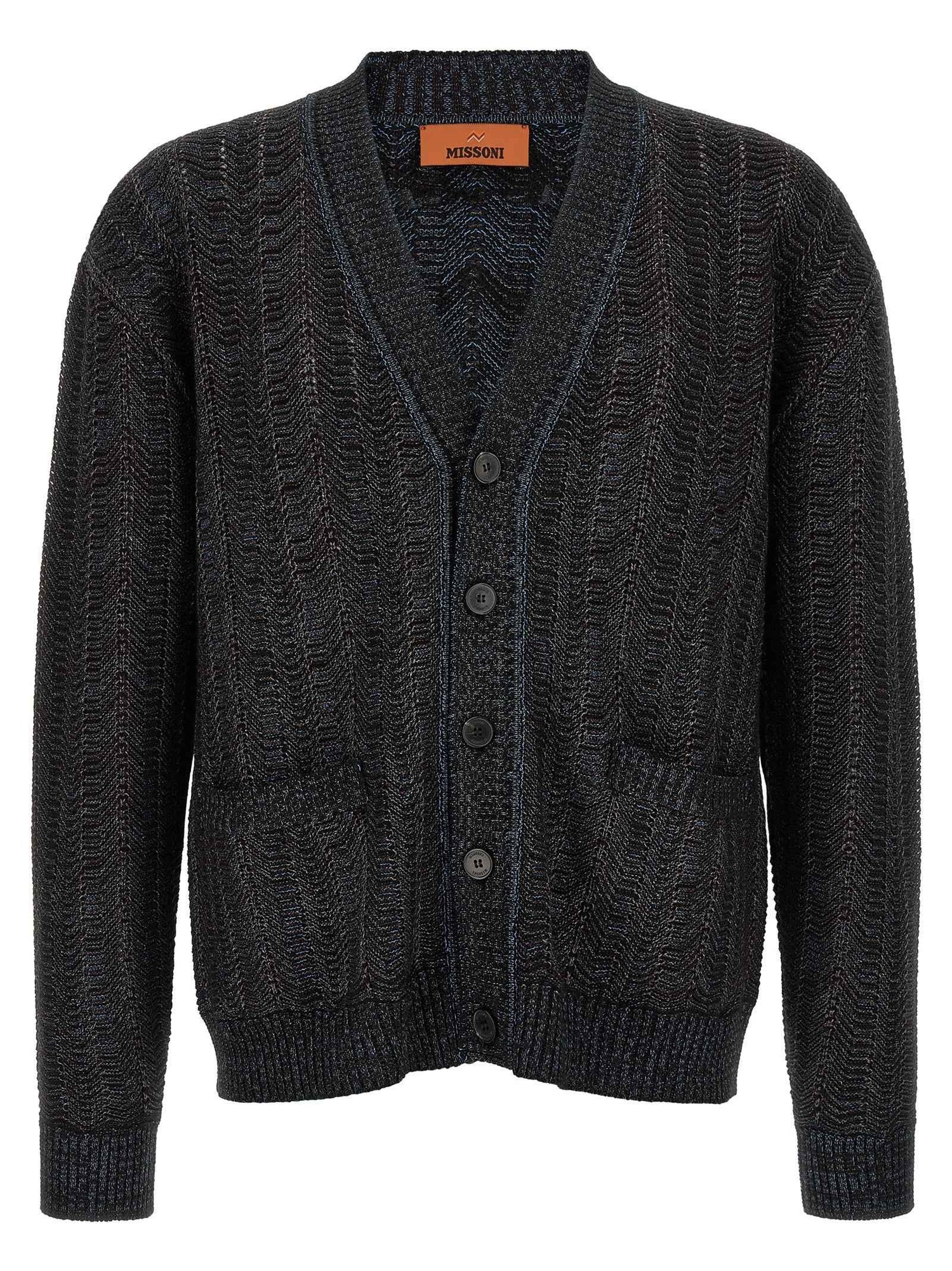 Blue Viscose Cardigan