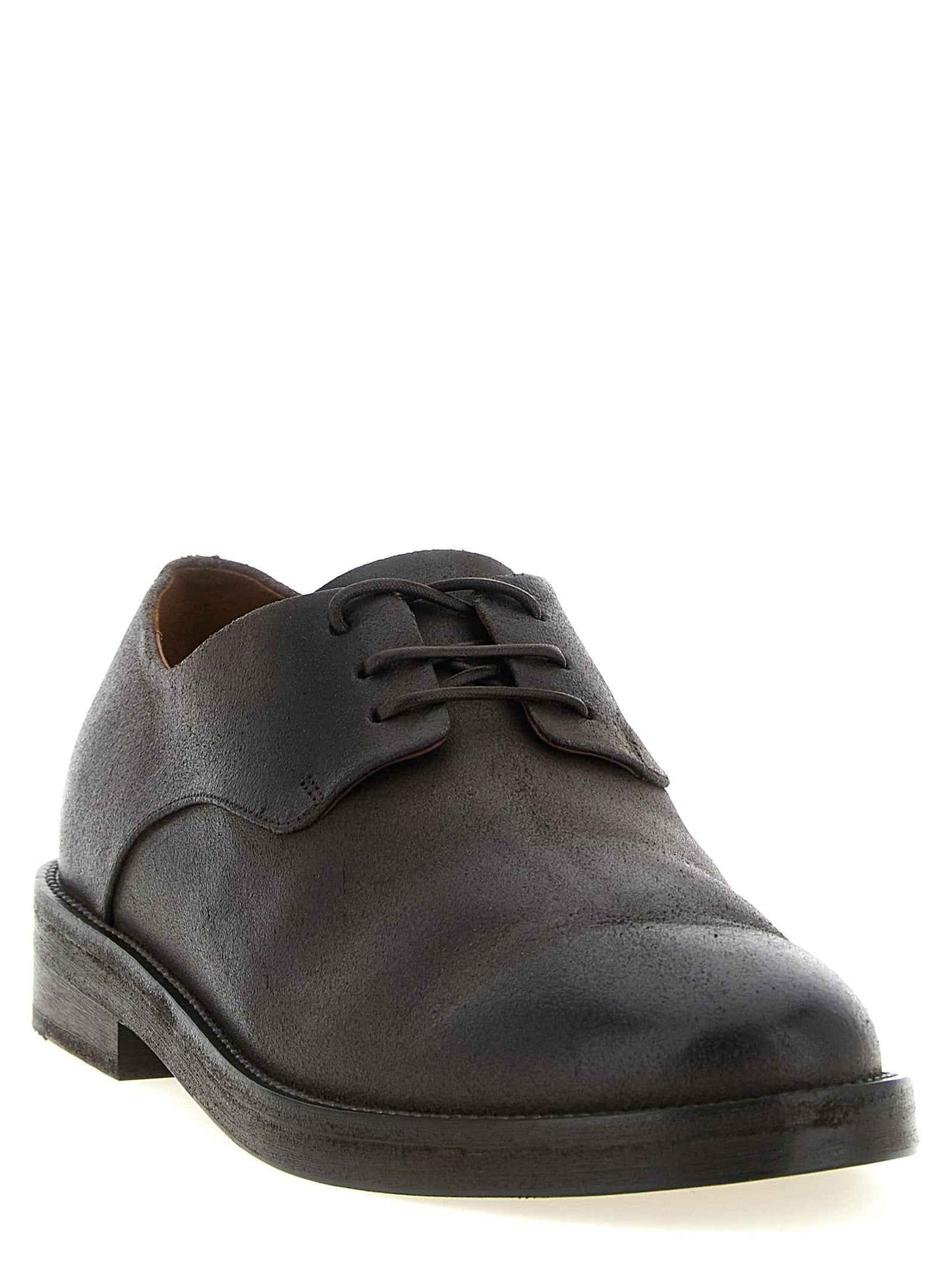 Brown Calfskin Oxfords And Derbies