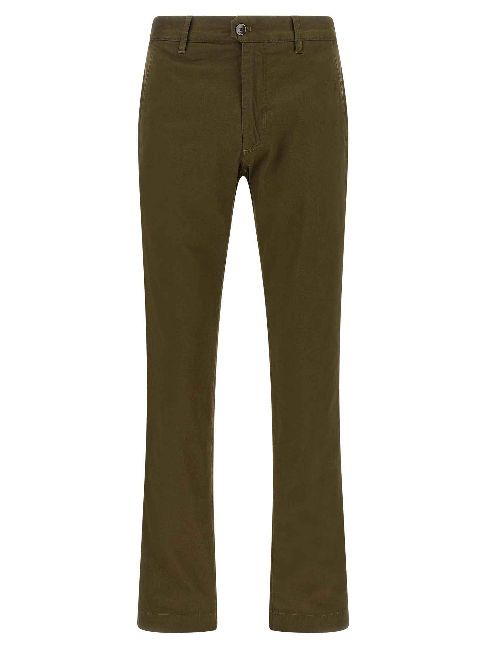 Bicolor Cotton Casual Pants