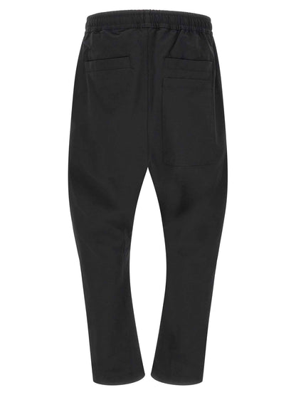 Black Polyamide Athletic Pants