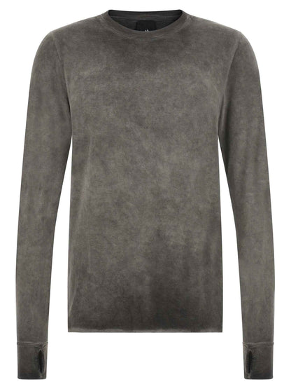 Gray Viscose T-Shirt