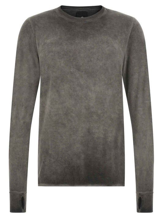 Gray Viscose T-Shirt