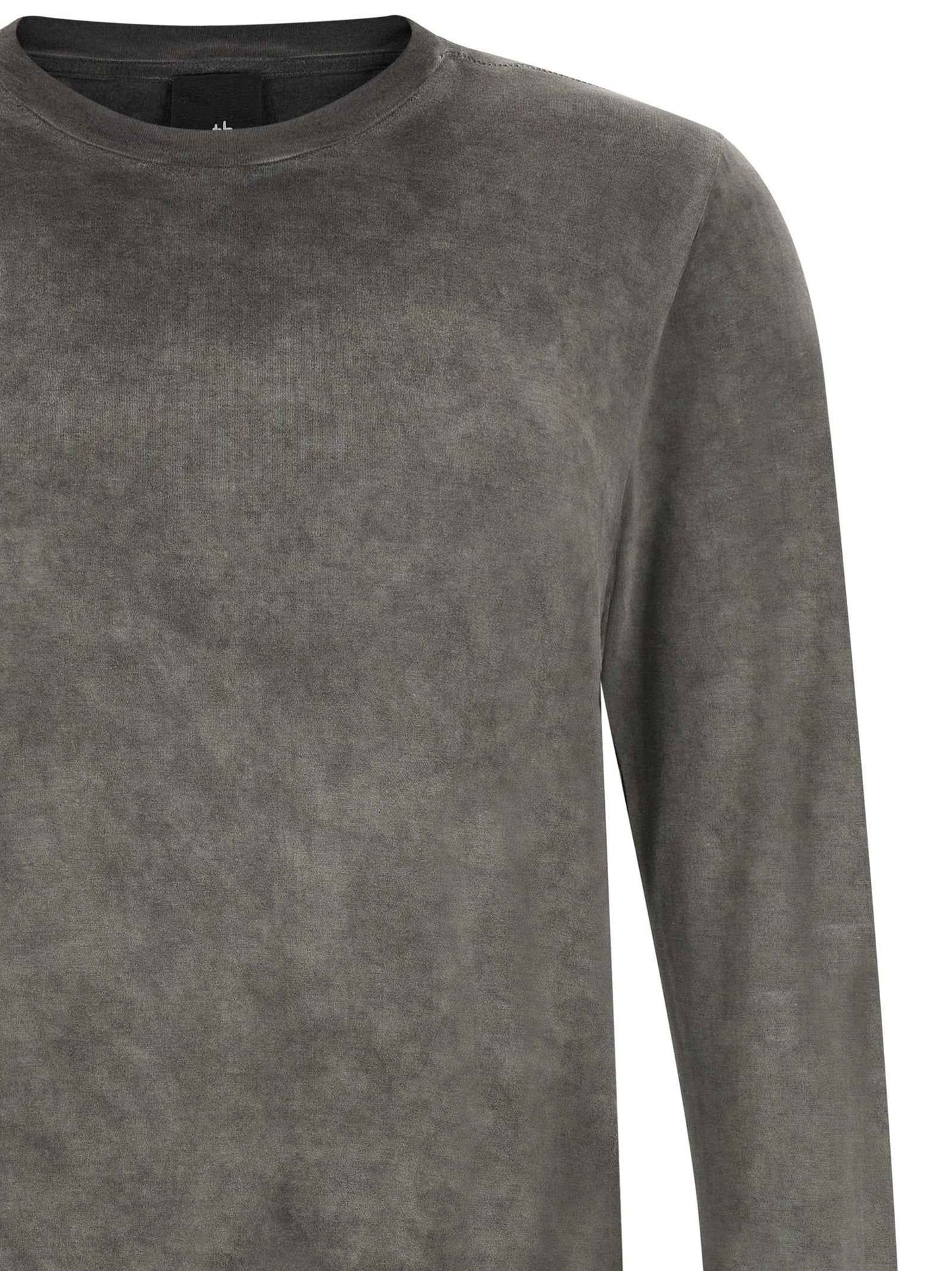 Gray Viscose T-Shirt